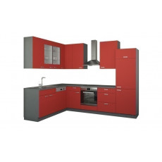 Winkelküche ohne Elektrogeräte  München ¦ rot Küchen-online > Küchenblöcke ohne E-Geräte - Höffner Rot